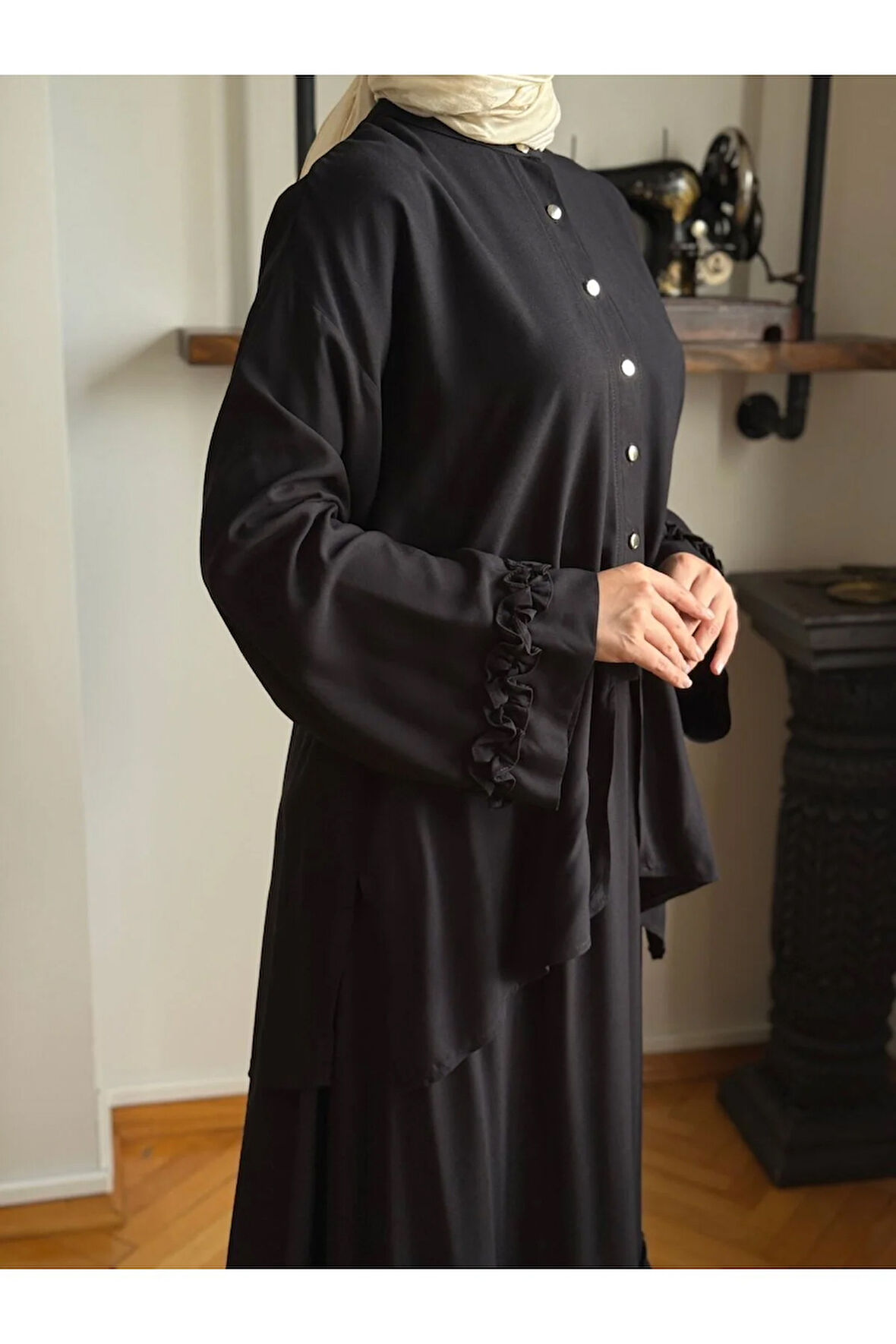 Belmando Oversize Alt Üst Takım 5092 siyah | FENDEL