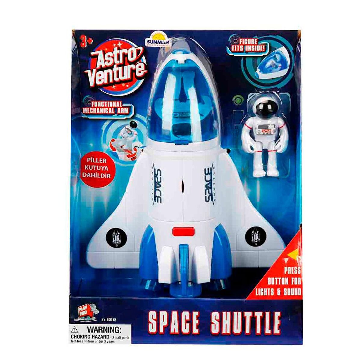 Astro Venture Sesli Ve Işıklı Uzay Mekiği 63112