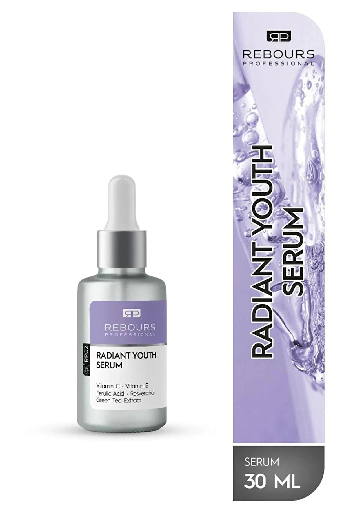 Rebours Professional Gençlik Işıltısı Serumu Vitamin C, Vitamin E, Ferulik Asit, Resveratrol, 30 ml