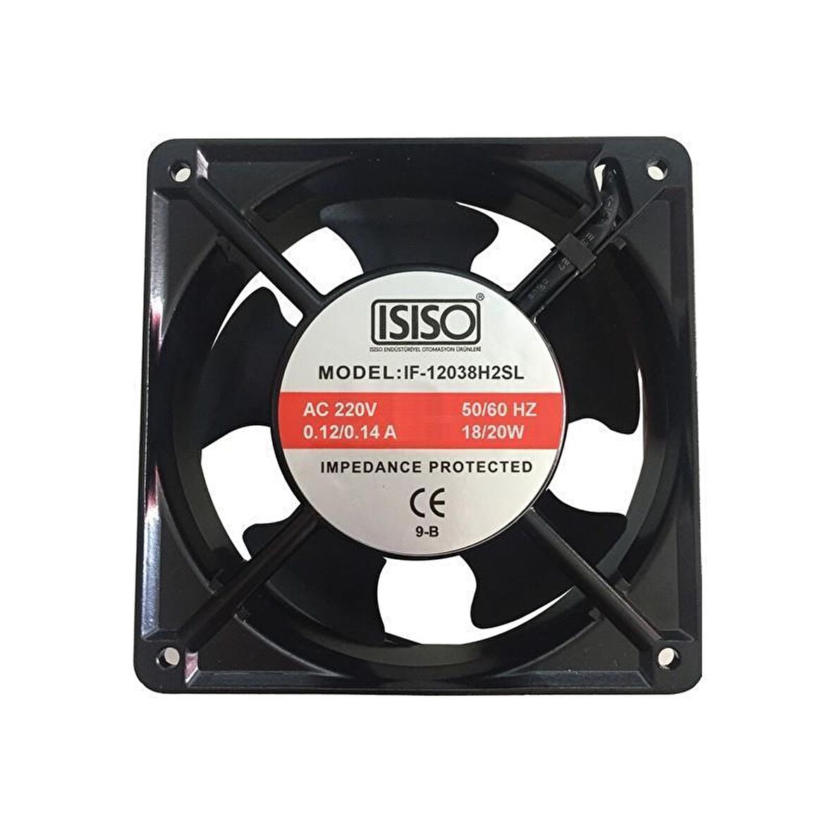 FAN 12CM METAL DEMİR FAN 120x120x38mm