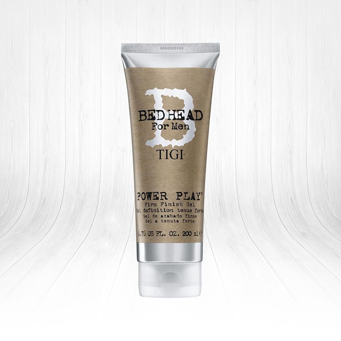 Tigi Bed Head For Men Power Play Erkeklere Özel Sert Tutuşlu Şekillendirici Jel 200 ml