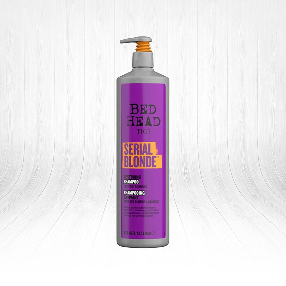 Tigi Bed Head Serial Blond Sarı Saçlar için Onarıcı Şampuan 970 ml