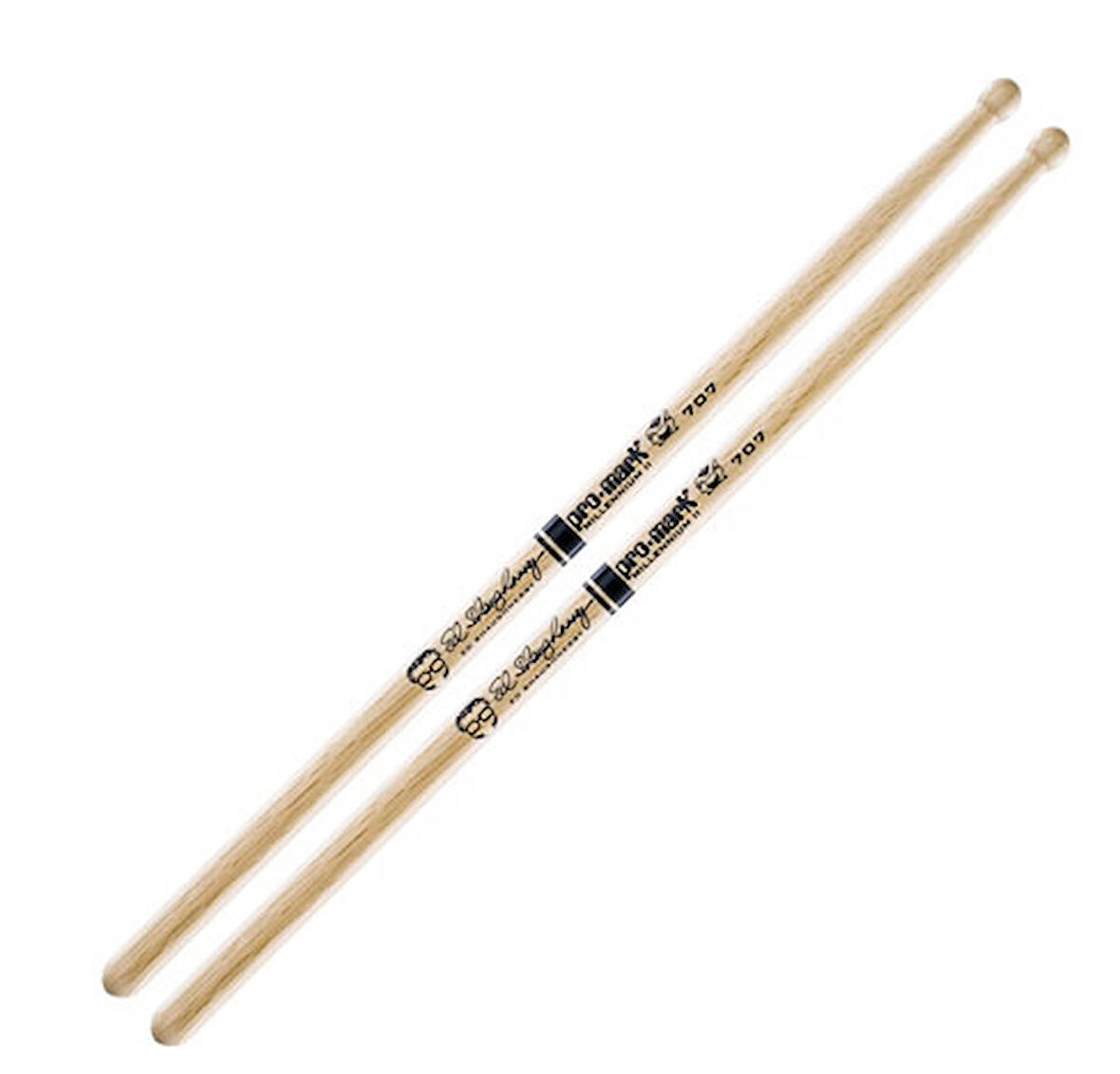 Promark PW707W Shira Kashi Oak 707 Ed Shaughnessy Wood Tip Drumstick Baget