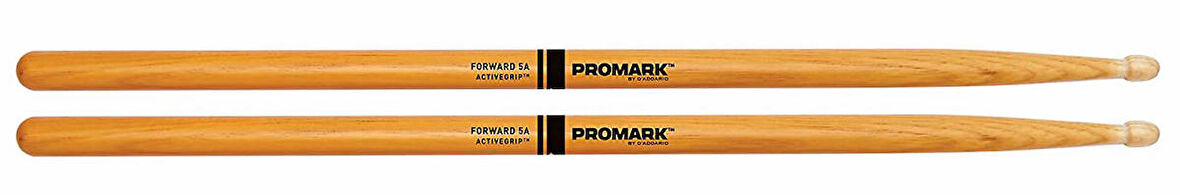 Promark Forward ActiveGrip Clear Drum Sticks with Acorn Tips 7A Baget