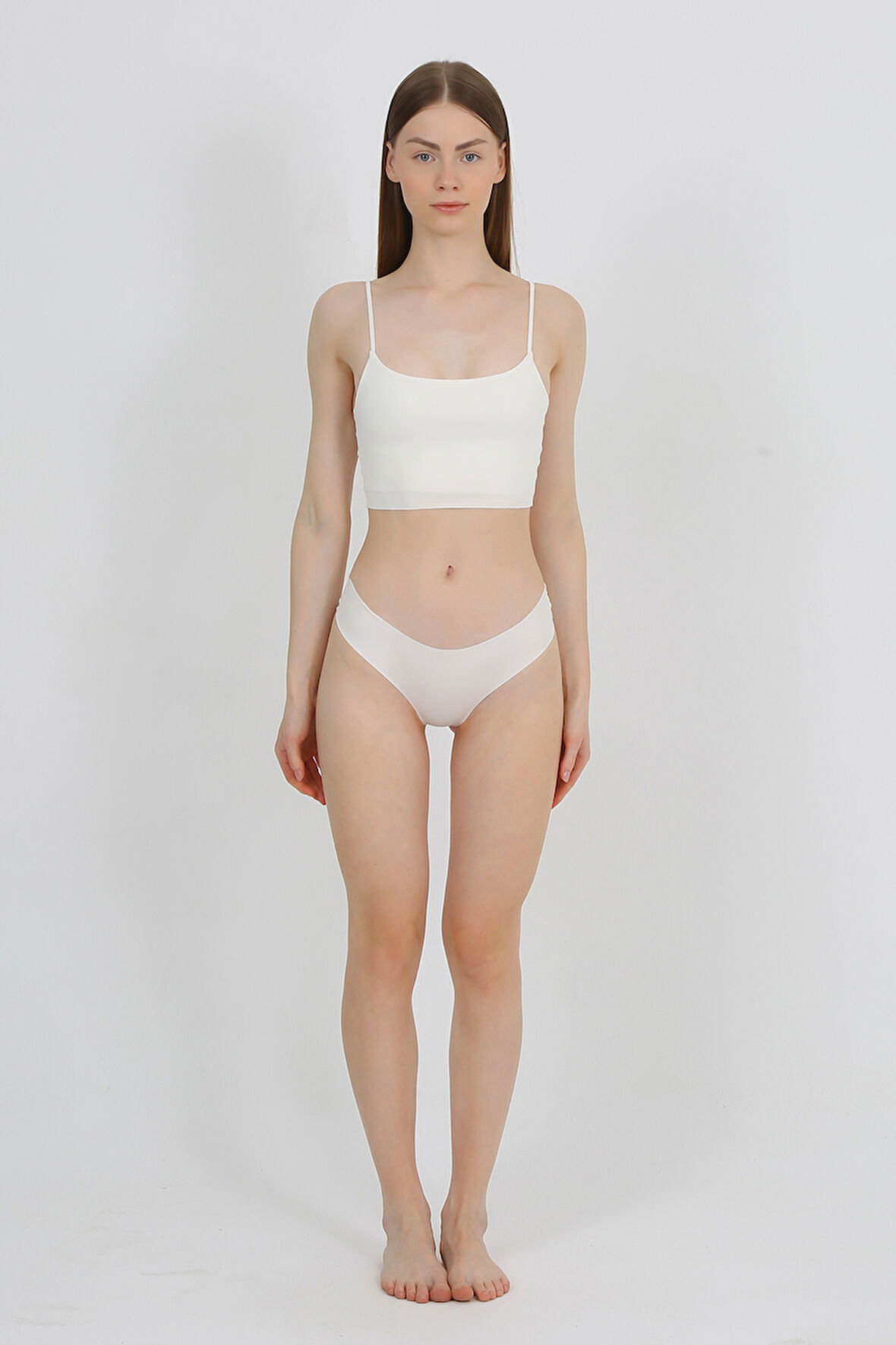 Yüksek Bel Basic Lazer Kesim Bikini Külot 3'lü Paket