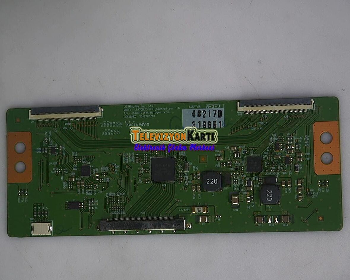 6870C-0444A, 6871L-3269A, LC470DUE-SFR1, Ver1.0, LG 55LA6405-ZA, T-Con Board, LC550EUN-SFF2