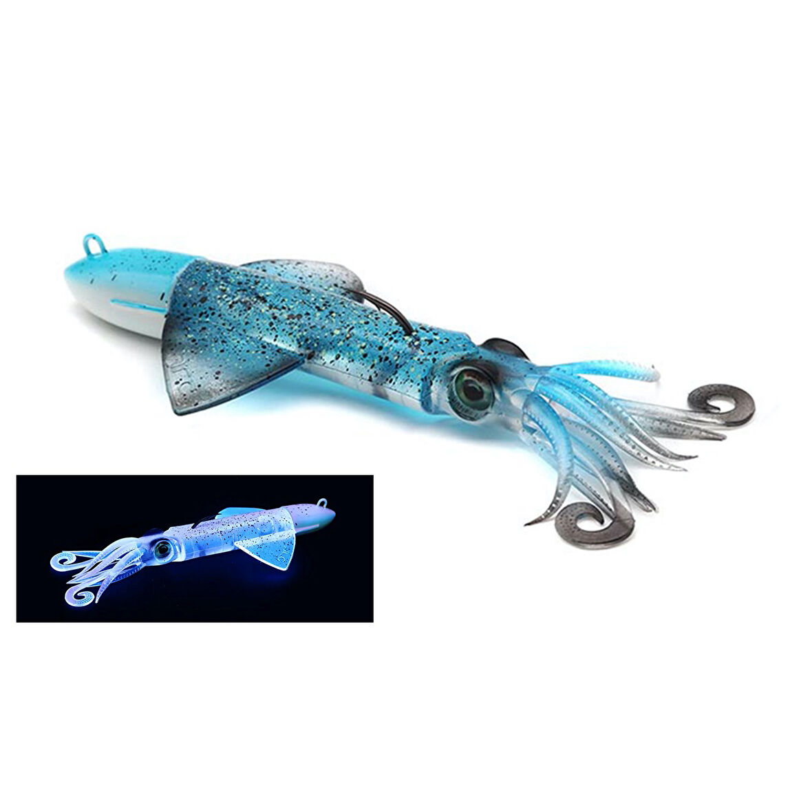 JLC Xipi Evo 60 Set 87gr 15.5cm #03 Blue Glow Silikon Kalamar