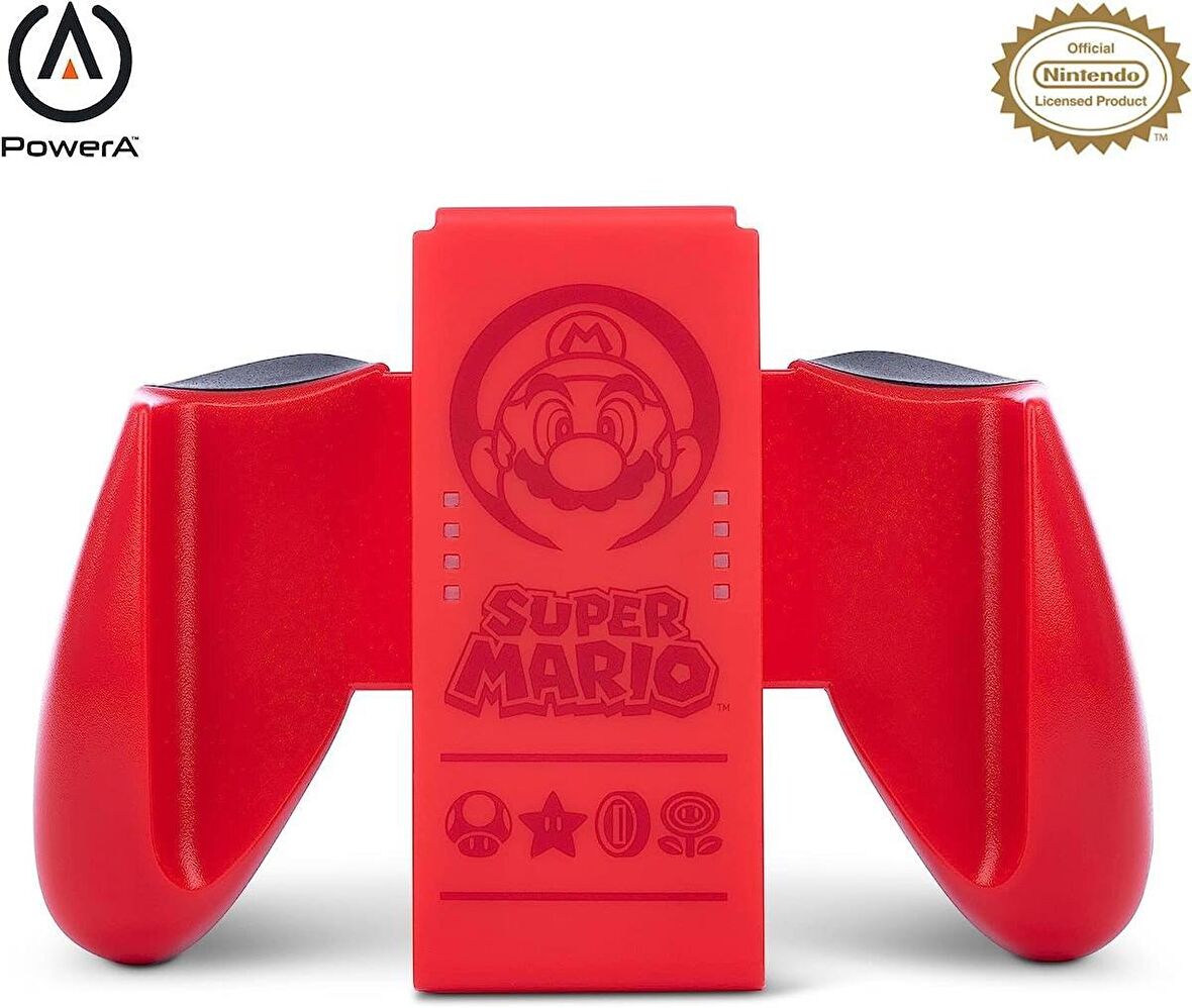 Nintendo Switch Joycon Comfort Grip Lisanslı Super Mario Red