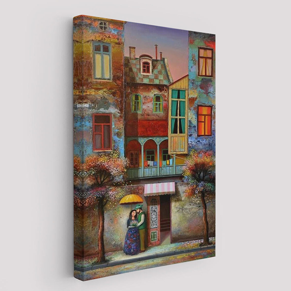 Aşık Çift Kanvas Duvar Tablosu-6179