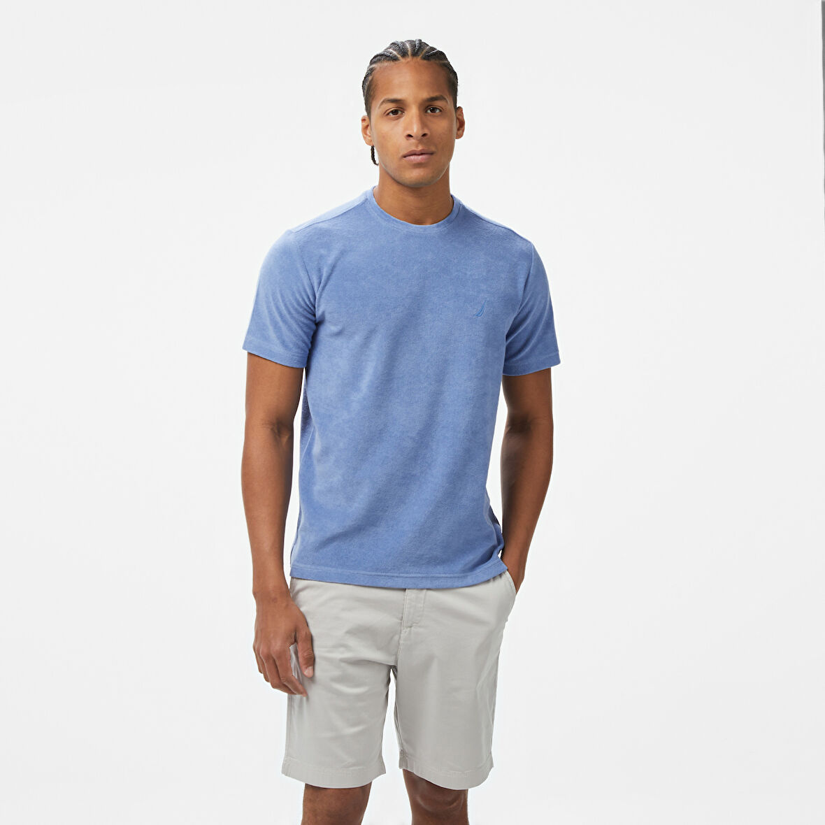 Nautica Erkek Mavi Regular Fit T-Shirt