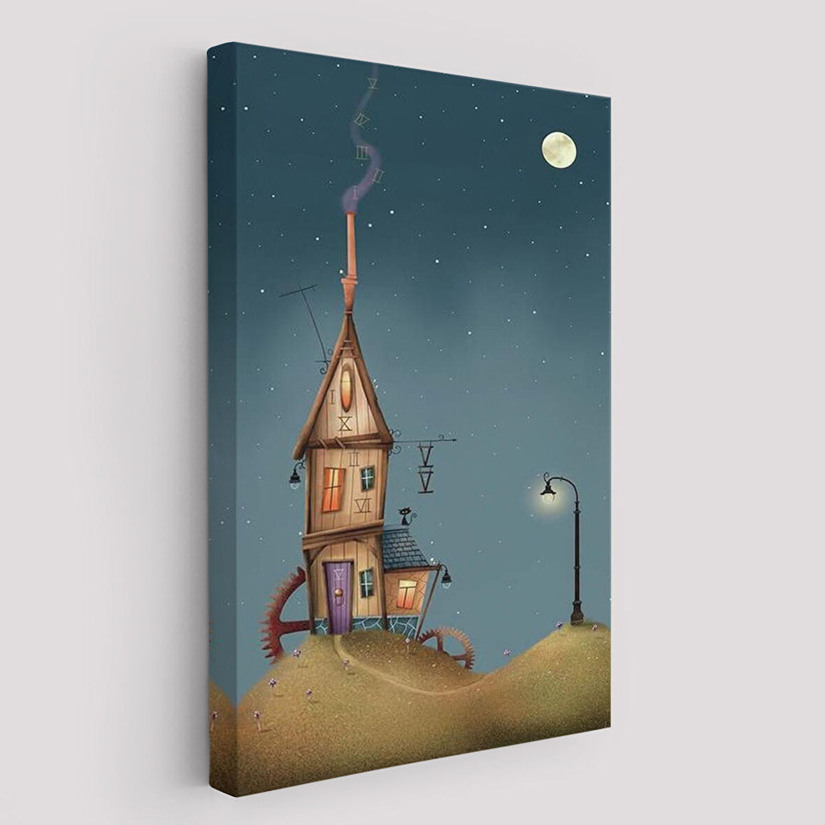 Güzel Ev Dekoratif Duvar Tablosu -6186