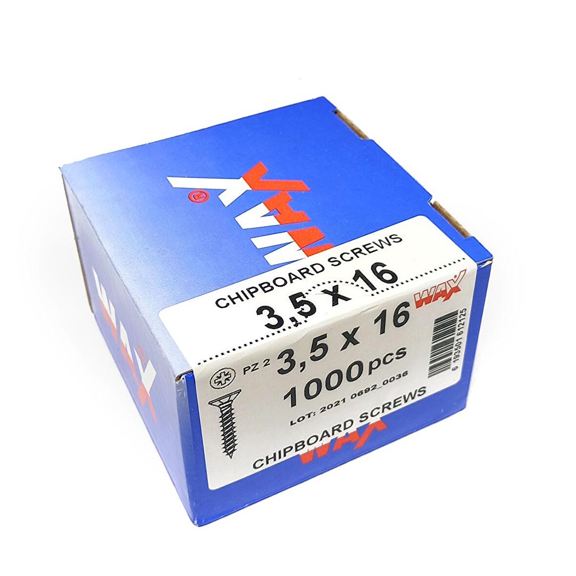 Wax Sunta Vidası 3.5X16 (1000 Adet)