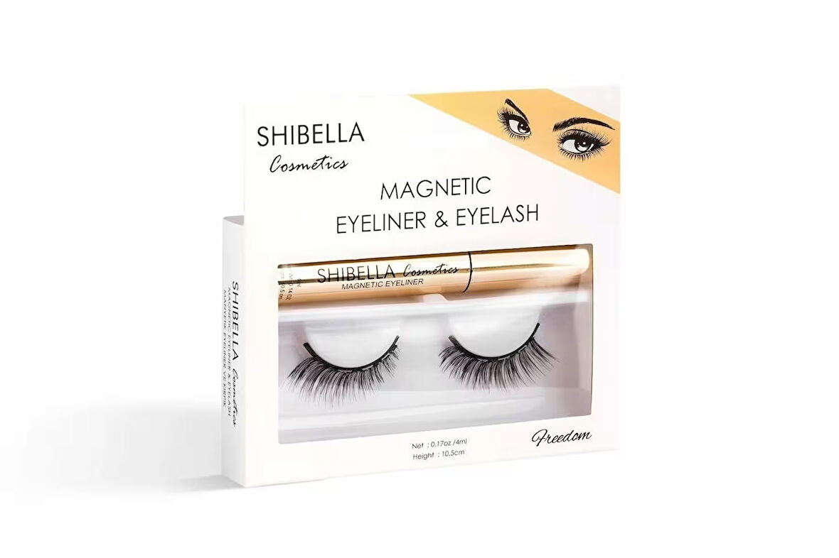 Shibella Cosmetics Manyetik Takma Kirpik ve Manyetik Eyeliner Must Have Serisi- Freedom
