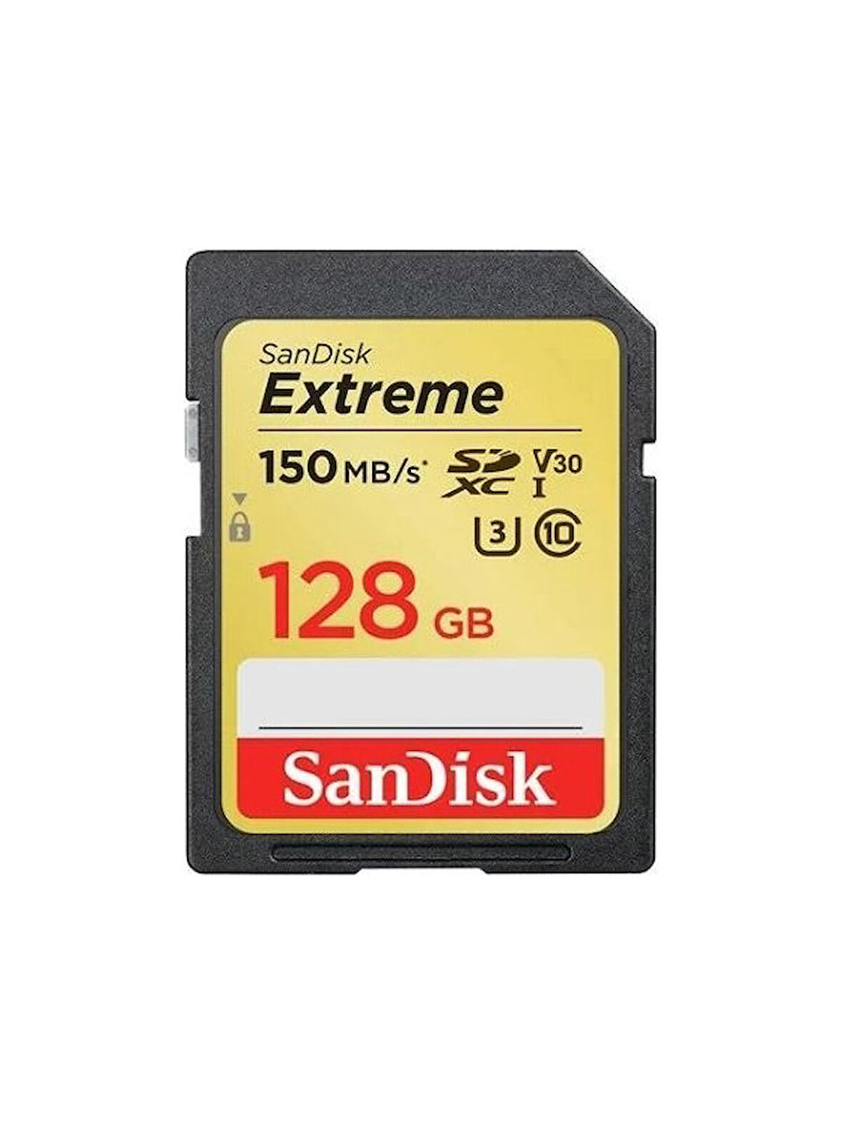 Sandisk Extreme 128GB SDXC Card 150MB/s V30 UHS-I U3 Hafıza Kartı SDSDXV5-128G-GNCIN OUTLET