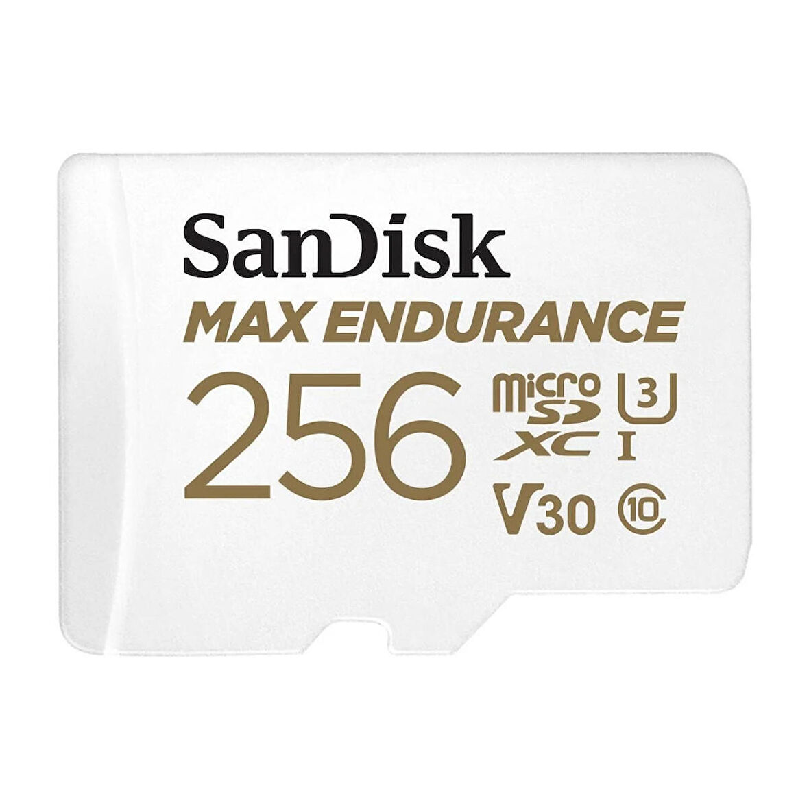 SanDisk Max Endurance 256GB 100/40MB/s microSDXC C10 V30 Adaptörlü Hafıza Kartı SDSQQVR-256G-GN6IA