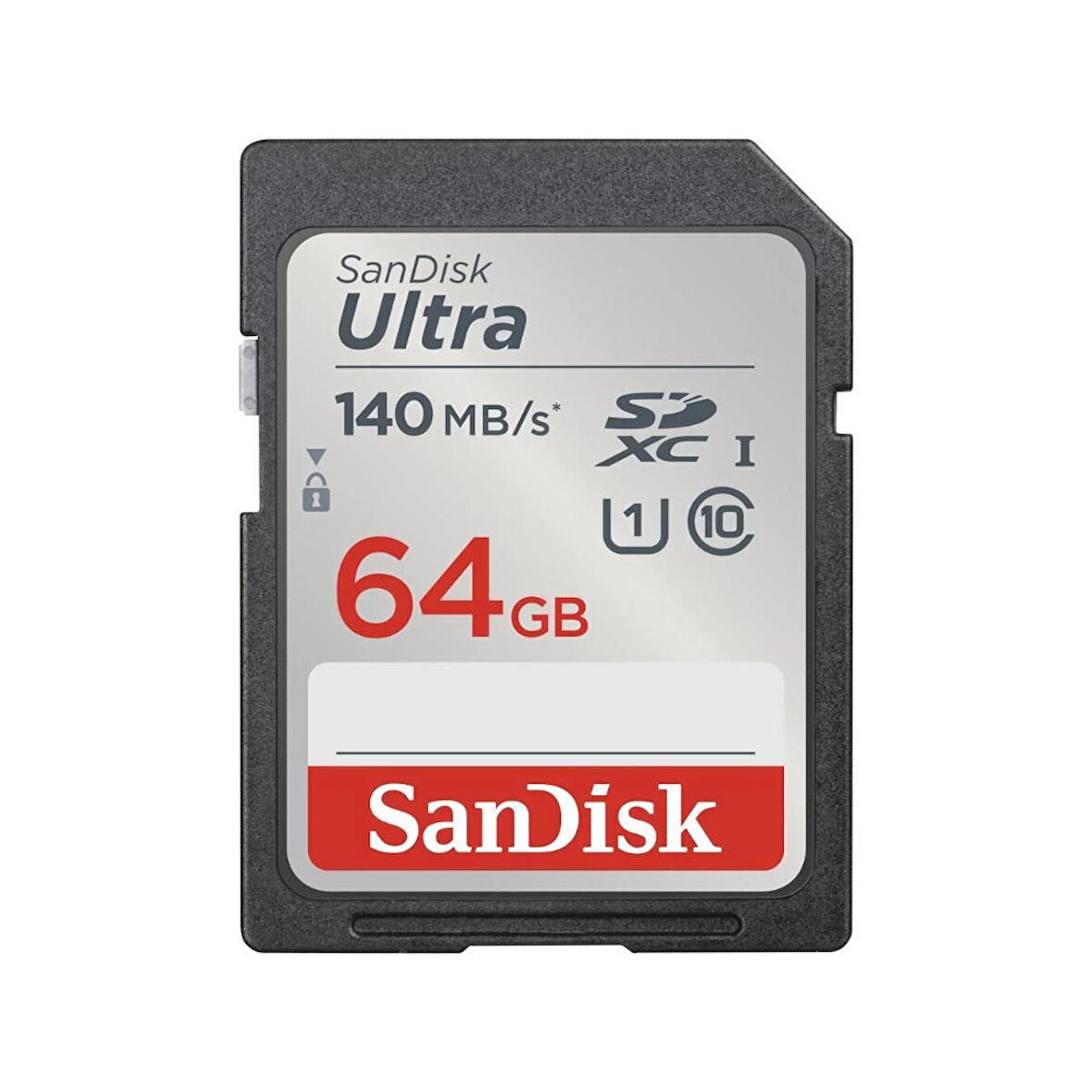 SanDisk Ultra 64GB 140MB/s SDHC/SDXC Class 10 UHS-I Hafıza Kartı SDSDUNB-064G-GN6IN