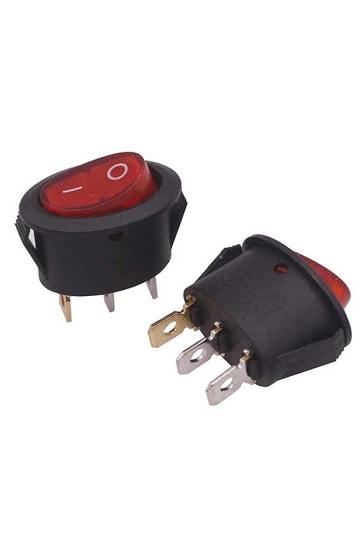 25Mm Işıklı Oval On-Off Anahtar Switch Uyumlu