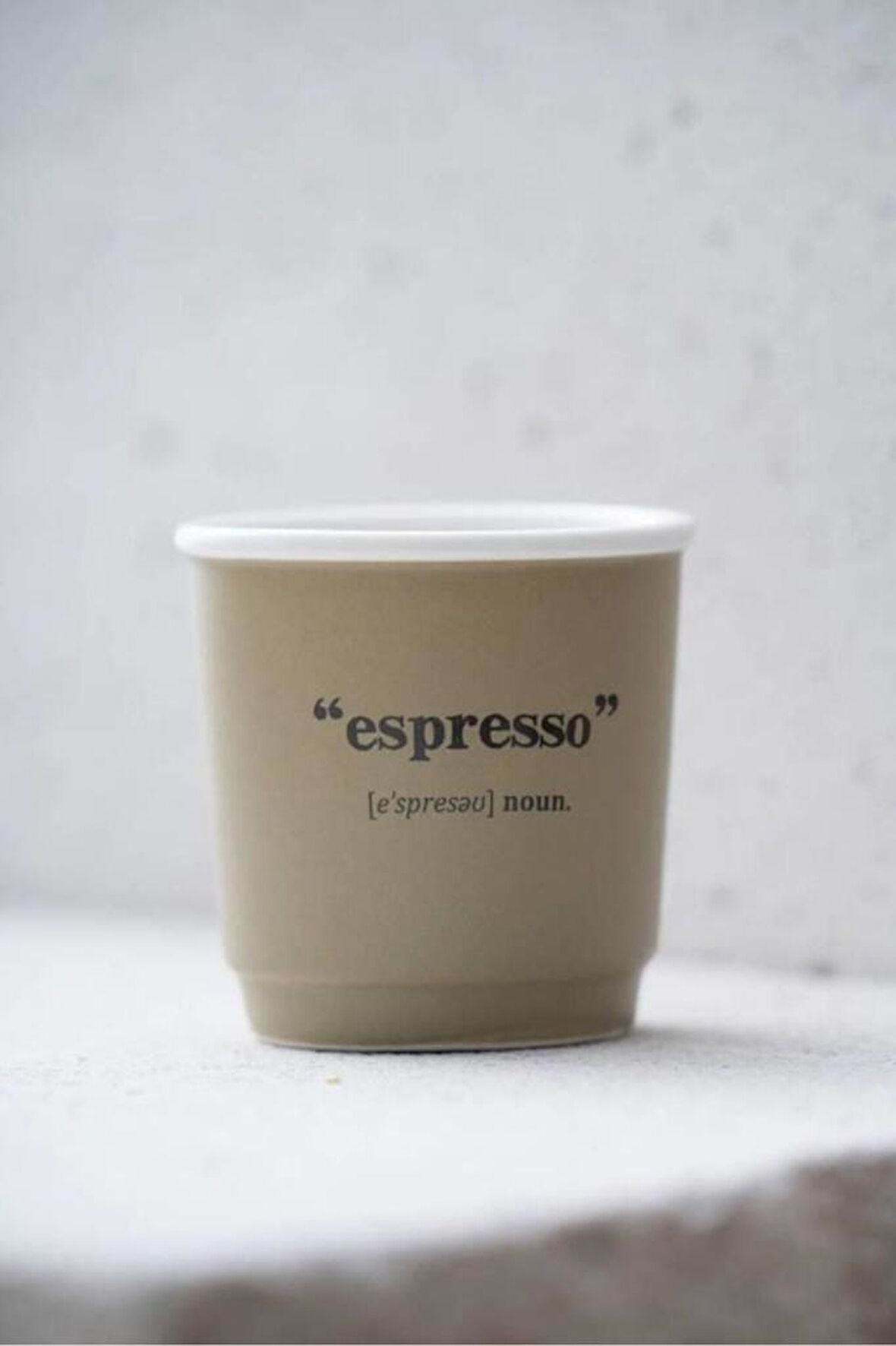 Acar Blush Espresso Fincanı Bej 90ml