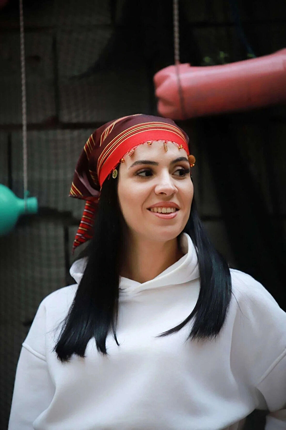 Karadeniz Liralı Boncuklu Keşan, Fular, Şal, Atkı, Saç Bandı, Üçgen Bandana, Puşi