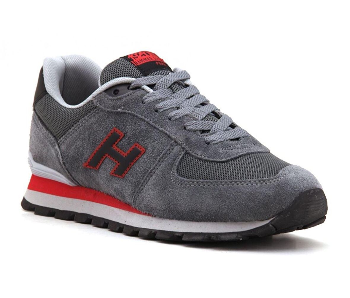 Peru Hammer Jack Erkek Deri Spor Ayakkabı-Gri