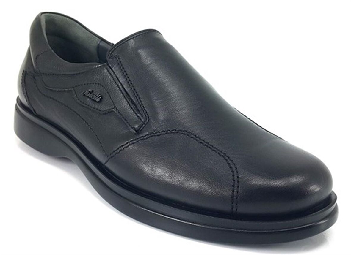 Zıon Forelli Comfort Deri Günlük Erkek Ayakkabı-Siyah