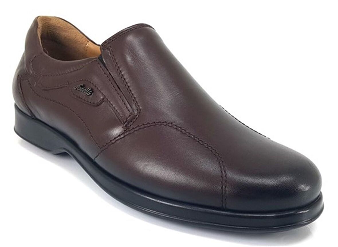 Zıon Forelli Comfort Deri Günlük Erkek Ayakkabı-Kahverengi