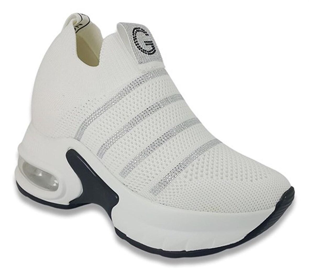 300-3 Guja Air Taban Günlük Bayan Spor Ayakkabı-Beyaz