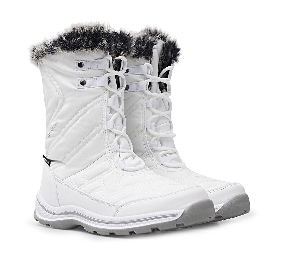 Usoa Hammer jack Su Geçirmez Kadın Yağmur Botu-Beyaz