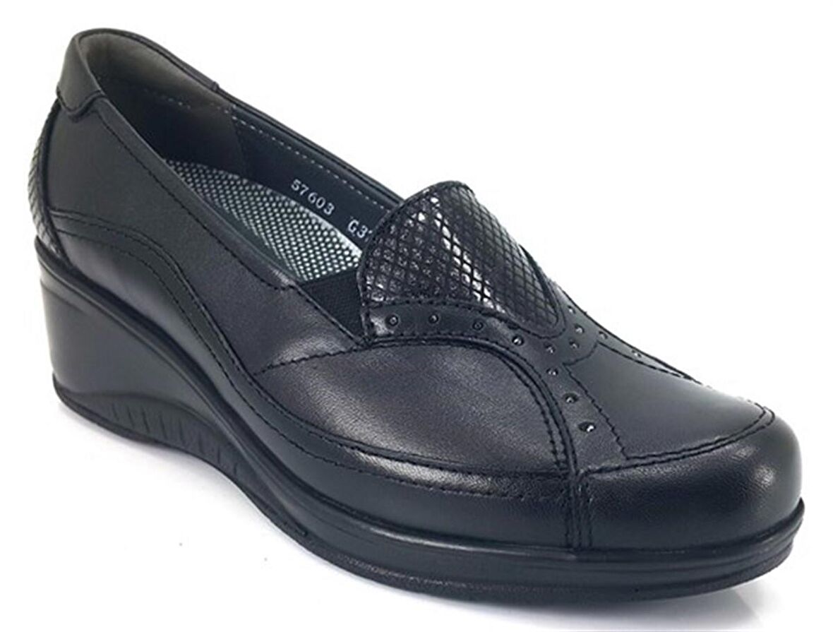 Rosa 57603 Forelli Günlük Anatomik Bayan Ayakkabı-Siyah