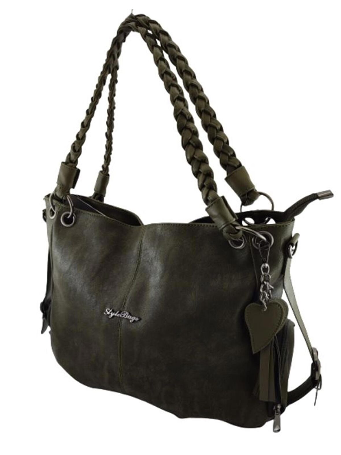 4015 Sistem Çanta Günlük Kol Çantası-Haki