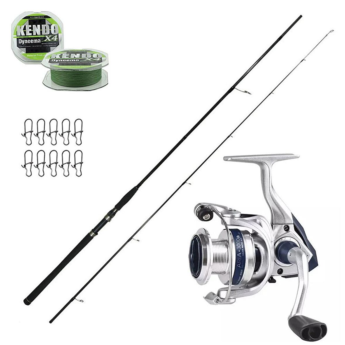 Okuma Aria 4000 - Fujin Sniper 270cm 10-30gr Spin Olta Seti