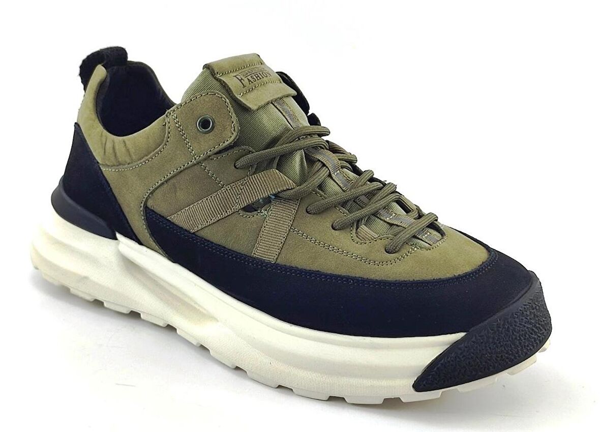Guja 521 Hafif Taban Erkek Sneaker Ayakkabı-Haki