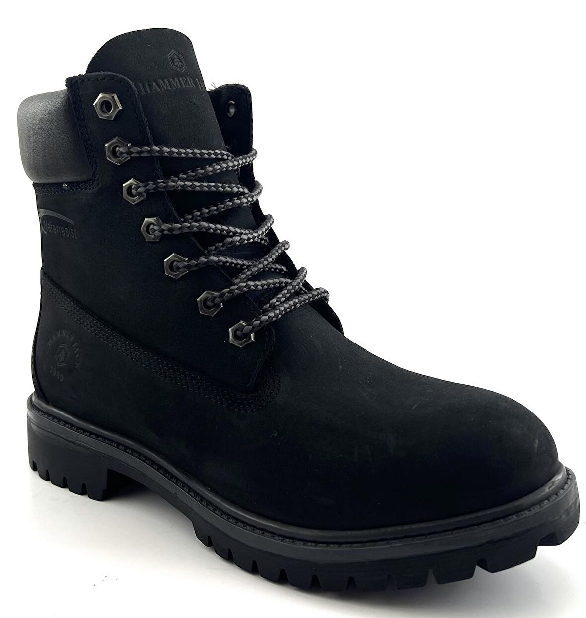 Hammer Jack 1101 Günlük Haiki Deri Erkek Bot-Siyah Nubuk