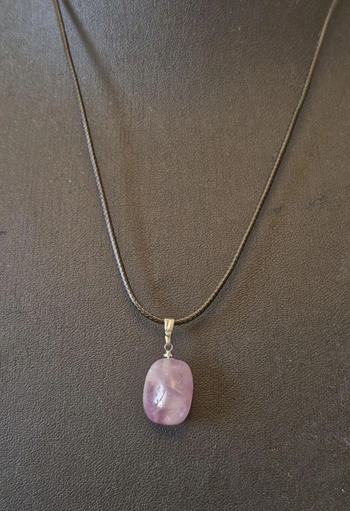 Ametist Kolye Ucu , Mor Kolye, Doğal Taş Kolye, Hediyelik, Moli Tasarım