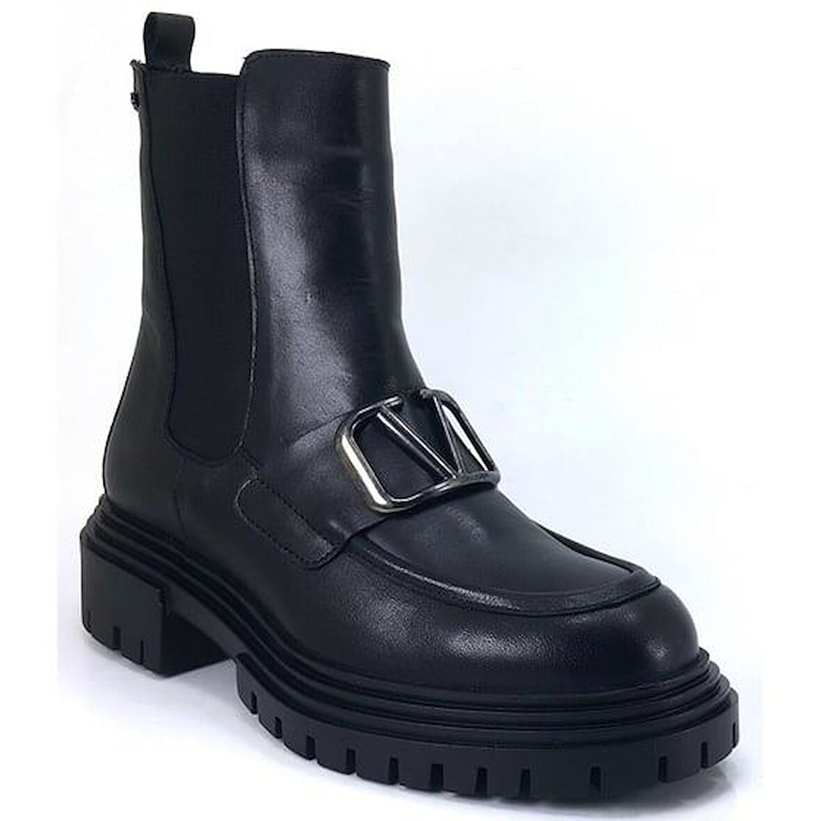 Venüs 2253802 Günlük Hakiki Deri kadin Bot-Siyah