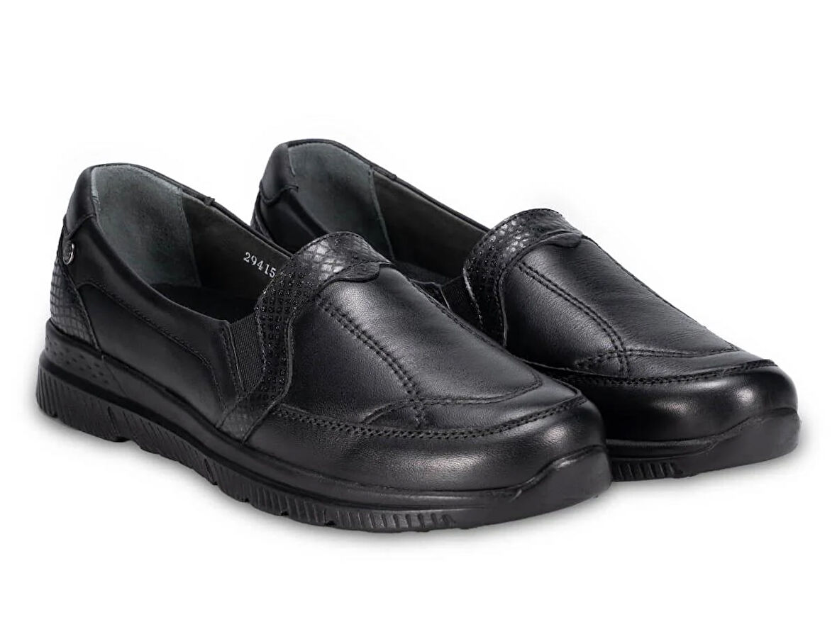 Forelli Dılmen Günlük Anatomik kadin Ayakkabı-Siyah