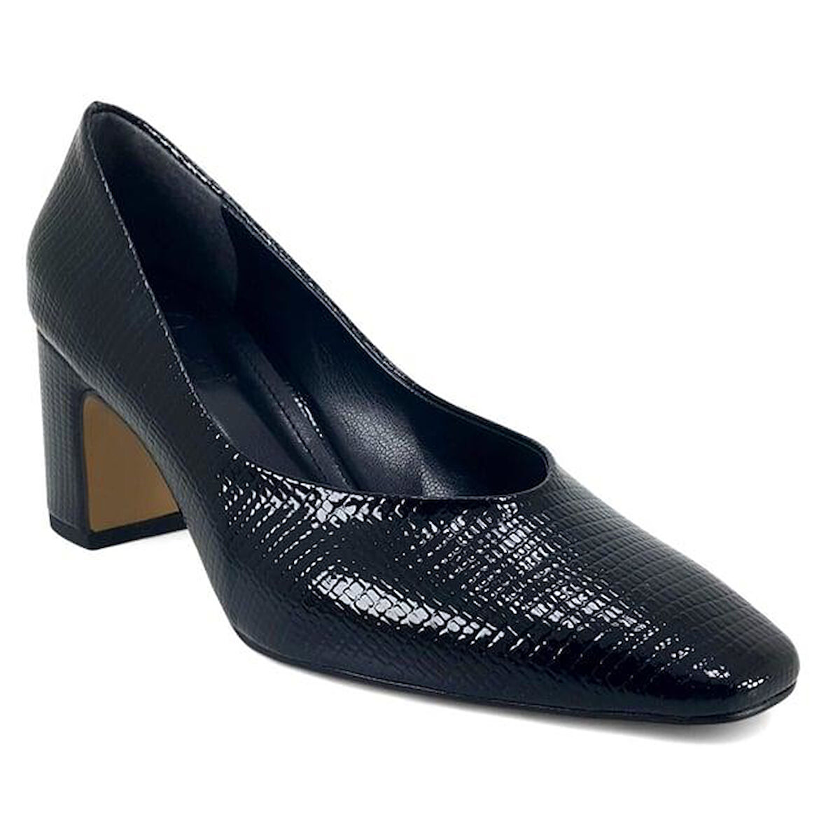 Beety 6250 Günlük Kadın Abiye Ayakkabı-Siyah Rugan