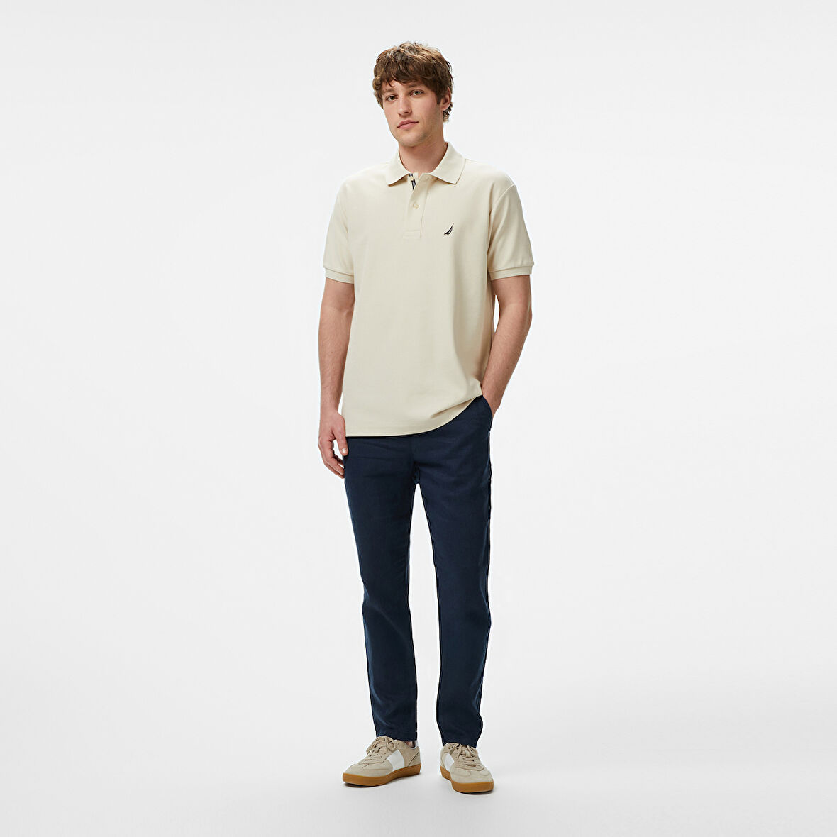 Nautica Erkek Lacivert Jogger Keten Pantolon