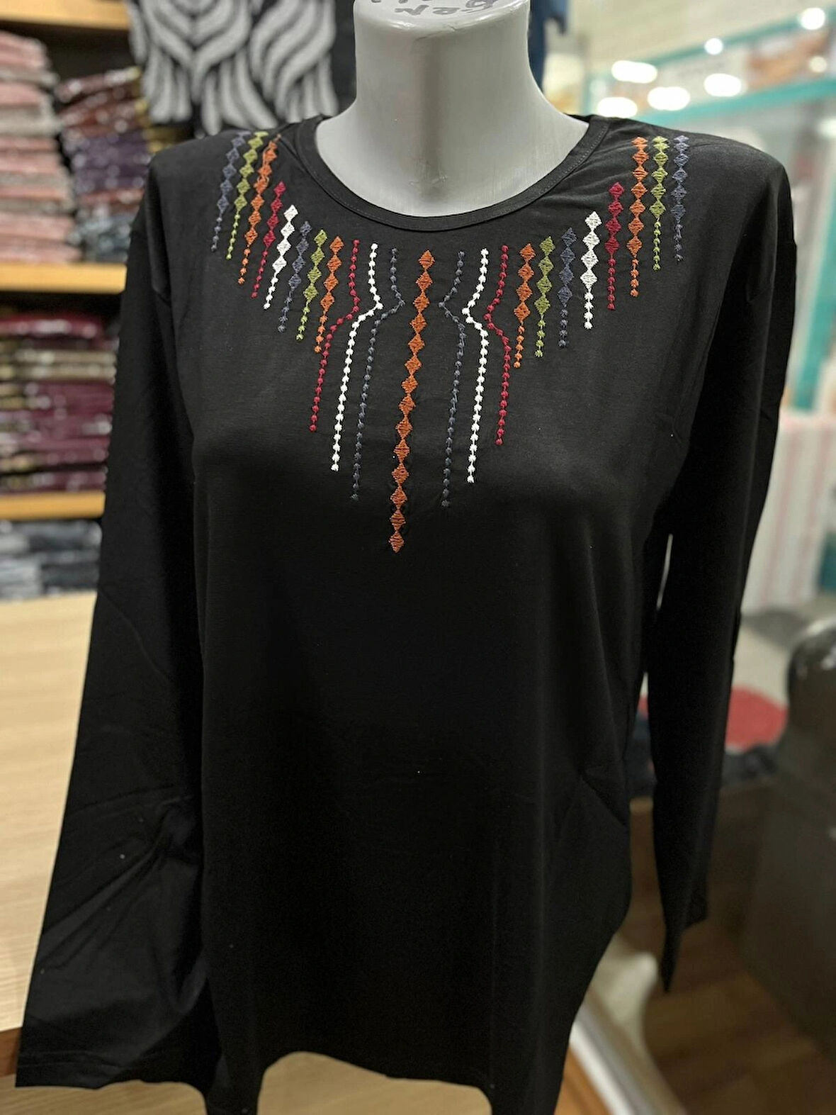 Kadın Viskon Likralı Penye Bluz