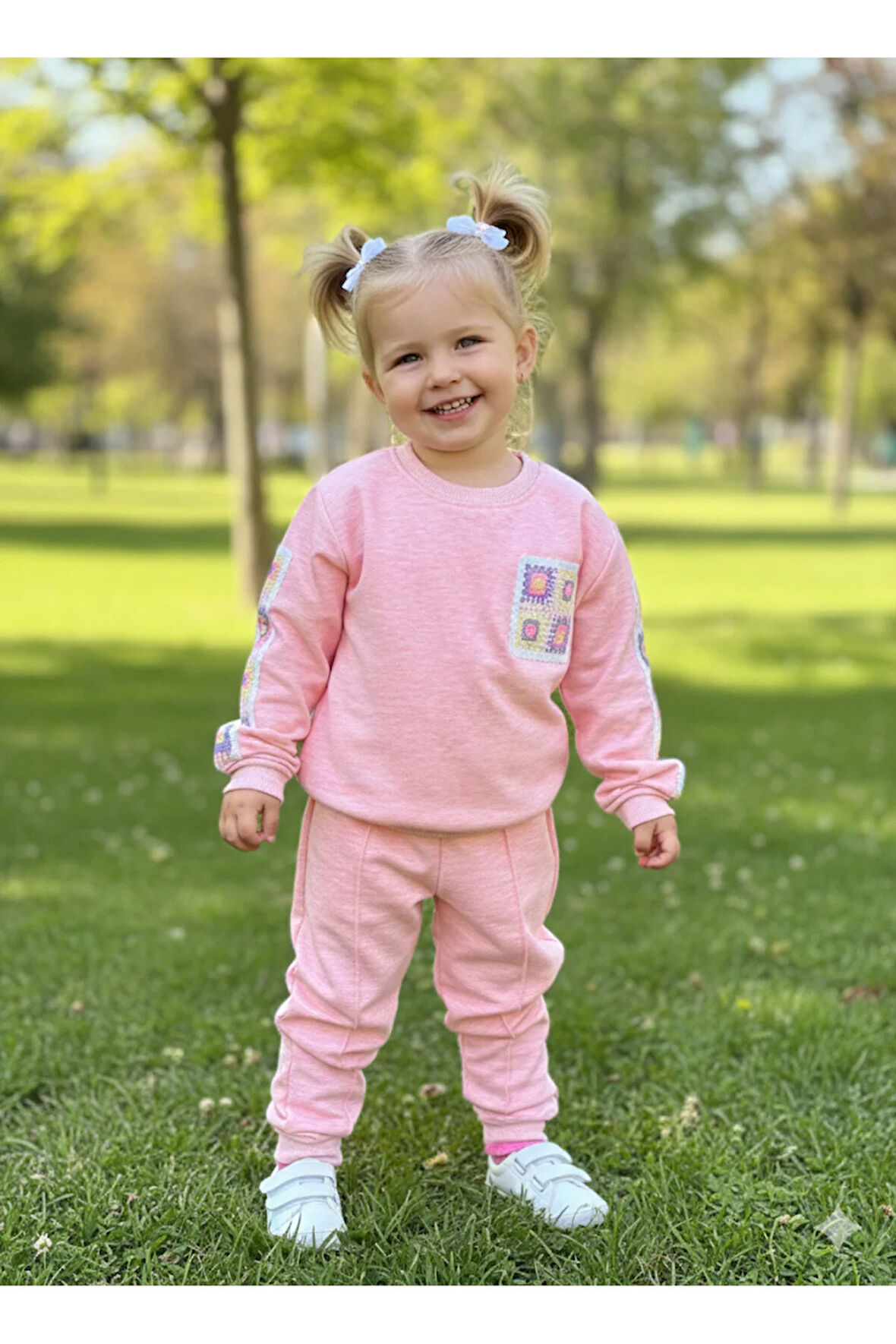 Kız Çocuk Alt Üst Takım Uzun Kollu Eşofman Rahat Şık Modern Tasarım