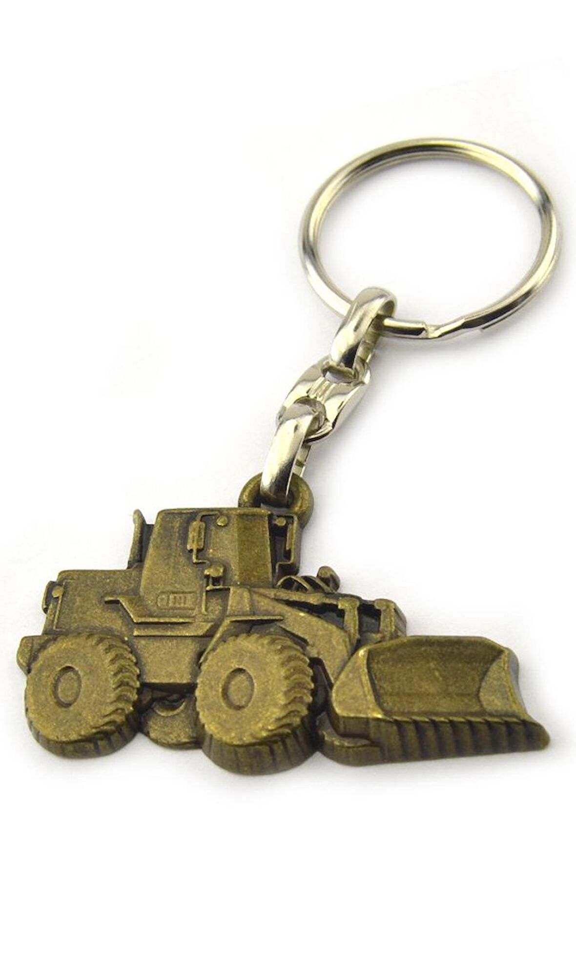 Buldozer Ekolojik Sarı Rölyef Araç Anahtarlık