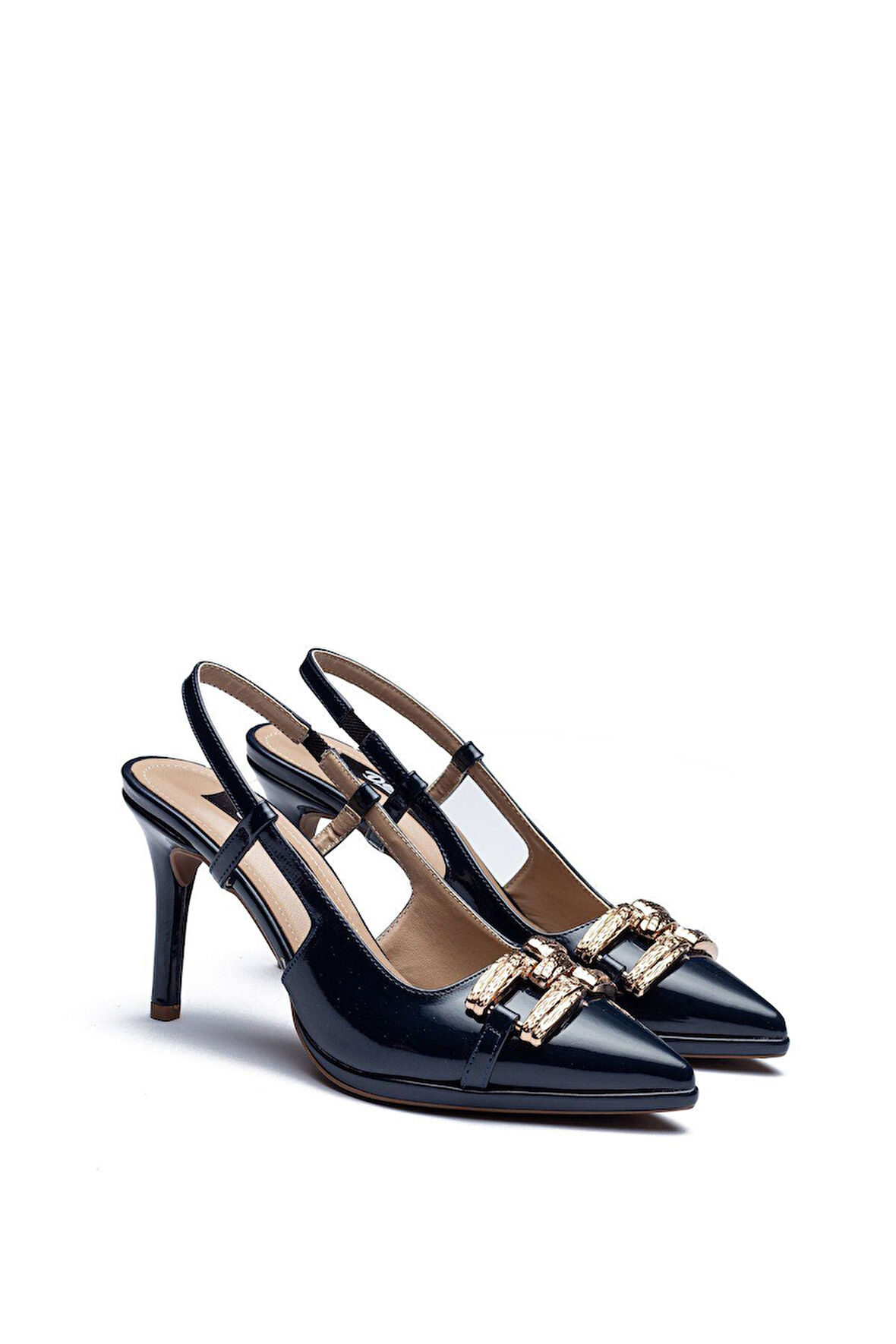 6210 Kadın Sivri Burun Önü Kapalı Platform Ayakkabı