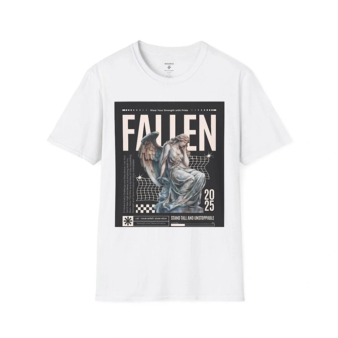 Düşmüş Melek Grafik Tişört: Unisex Yumuşak Pamuk.