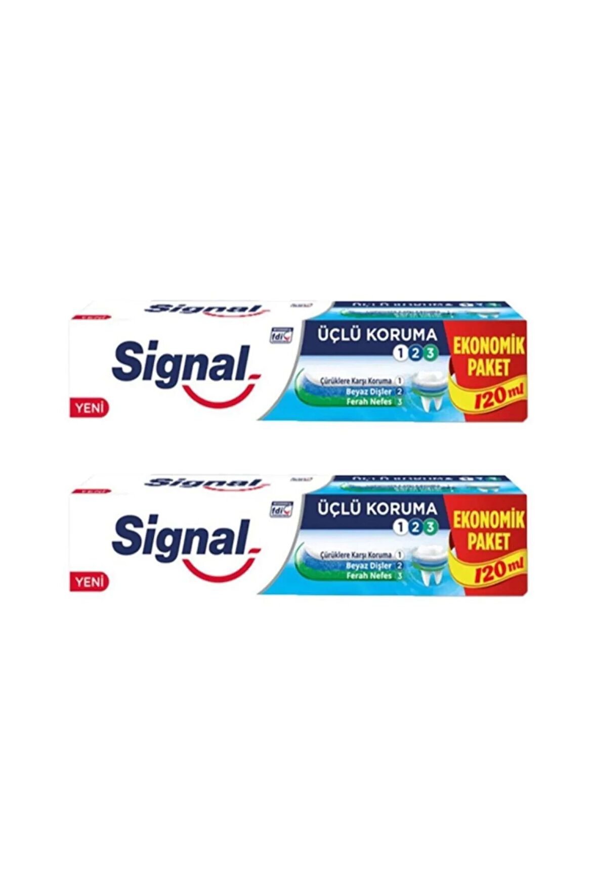 Üçlü Koruma Diş Macunu 120 Ml X 2 Adet