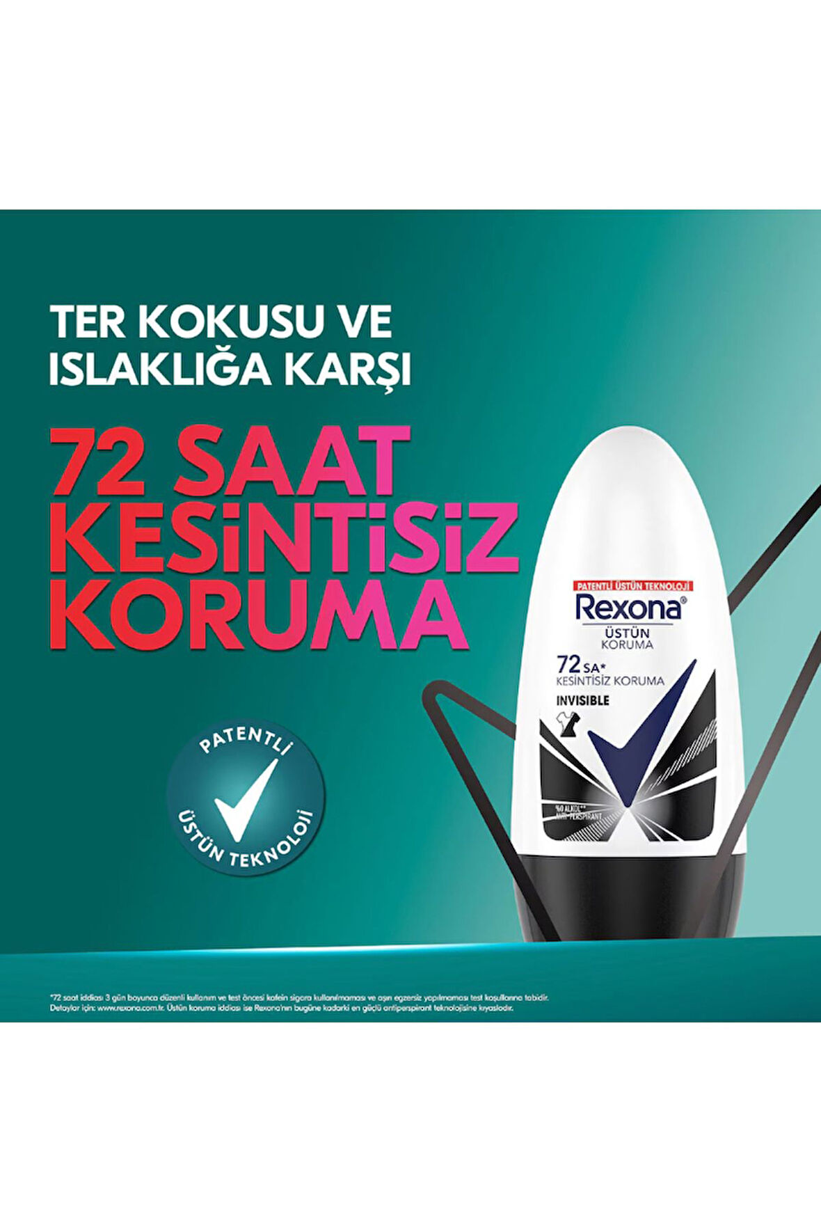 Rexona Invisible Black White Kadın Roll-On 50 ml
