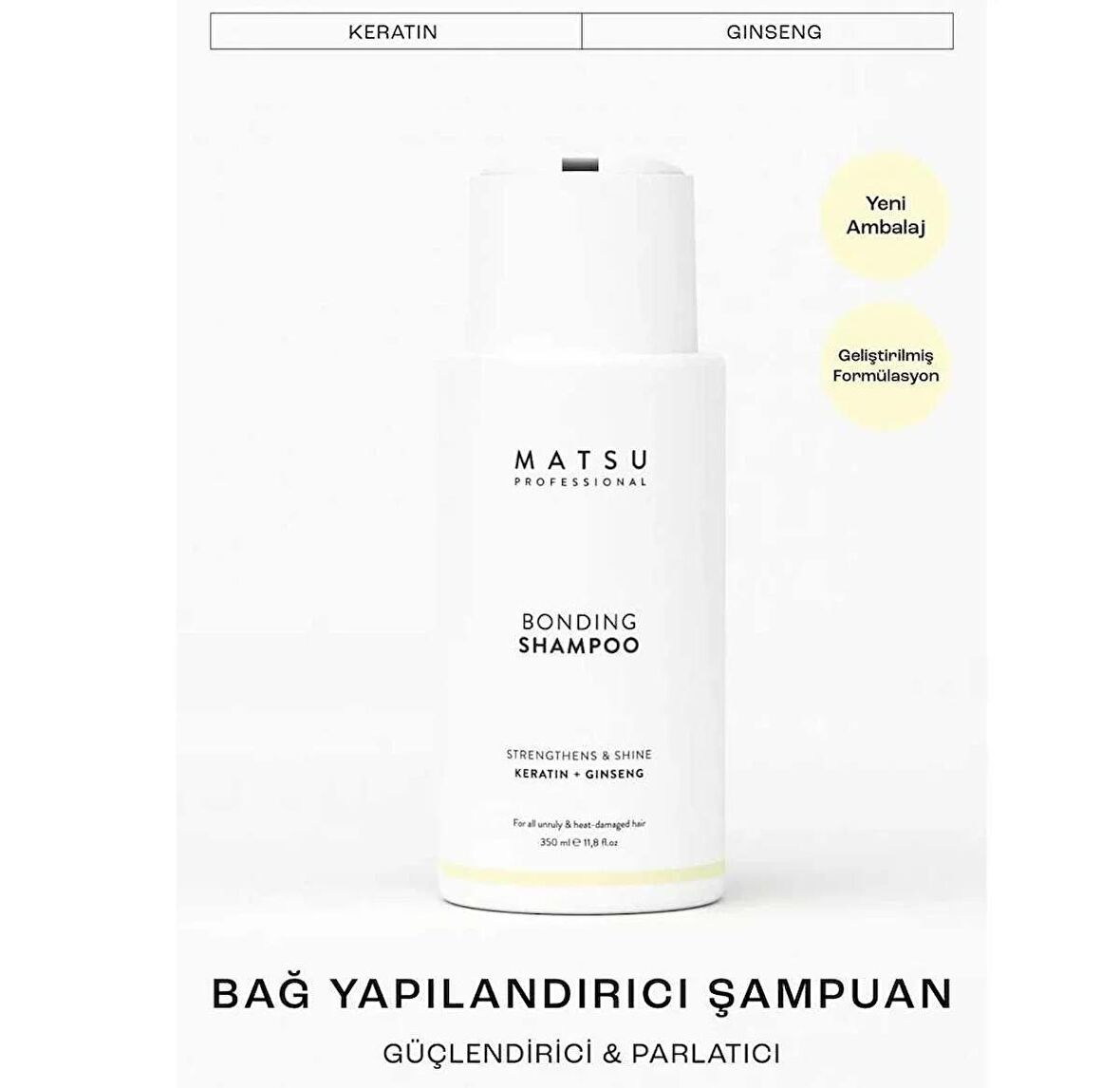 Matsu Bonding Bağ Yapılandırıcı Saç Bakım Şampuanı 350ml