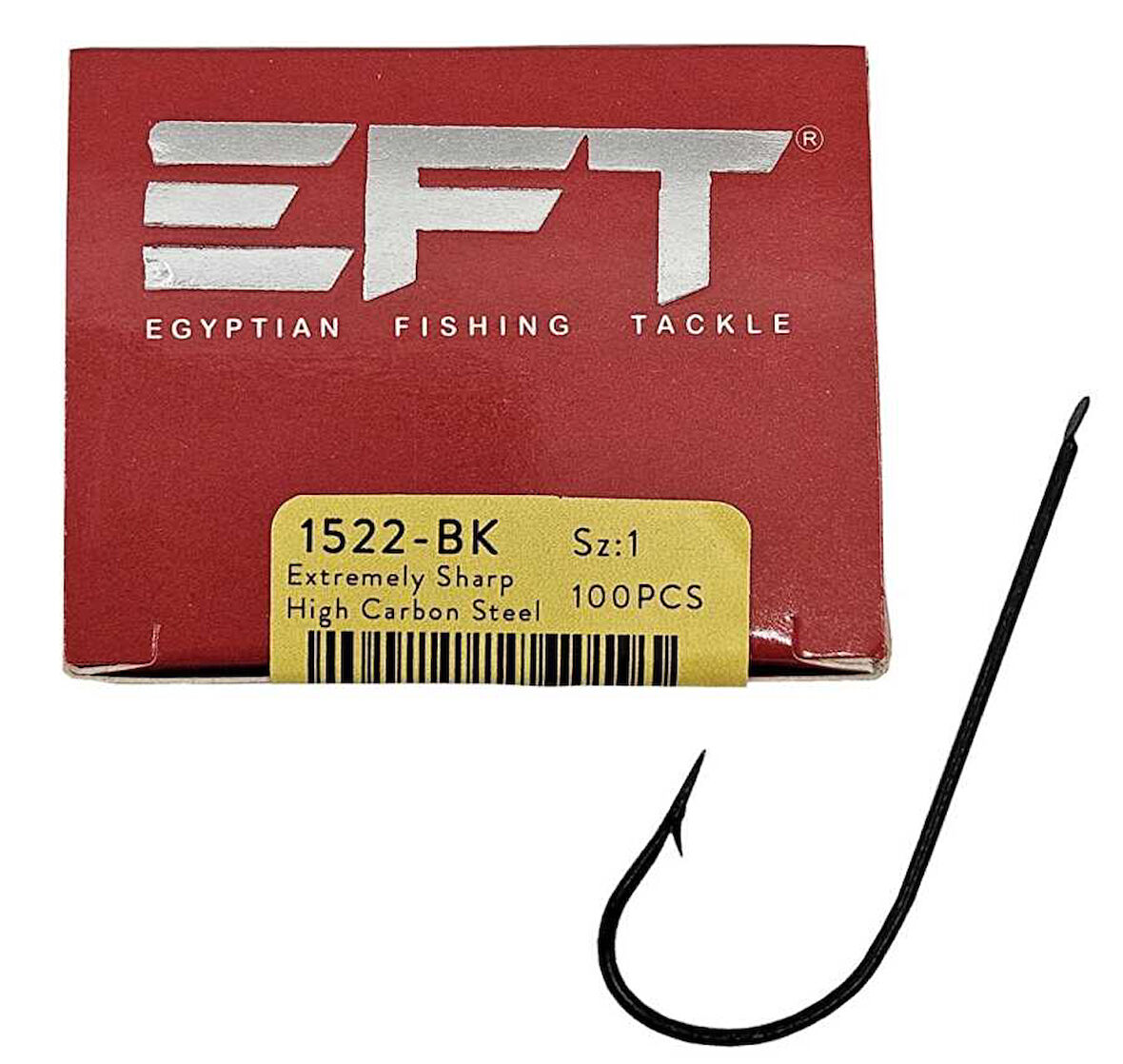 EFT 1522 Black Olta İğnesi 100 Adet 10