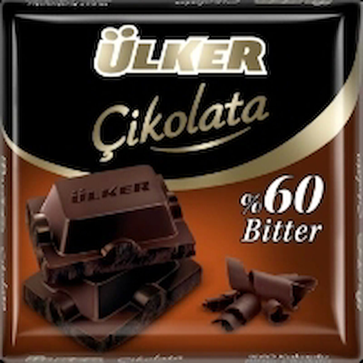 Çikolata %60 Bitter Kare 60 gr x 6