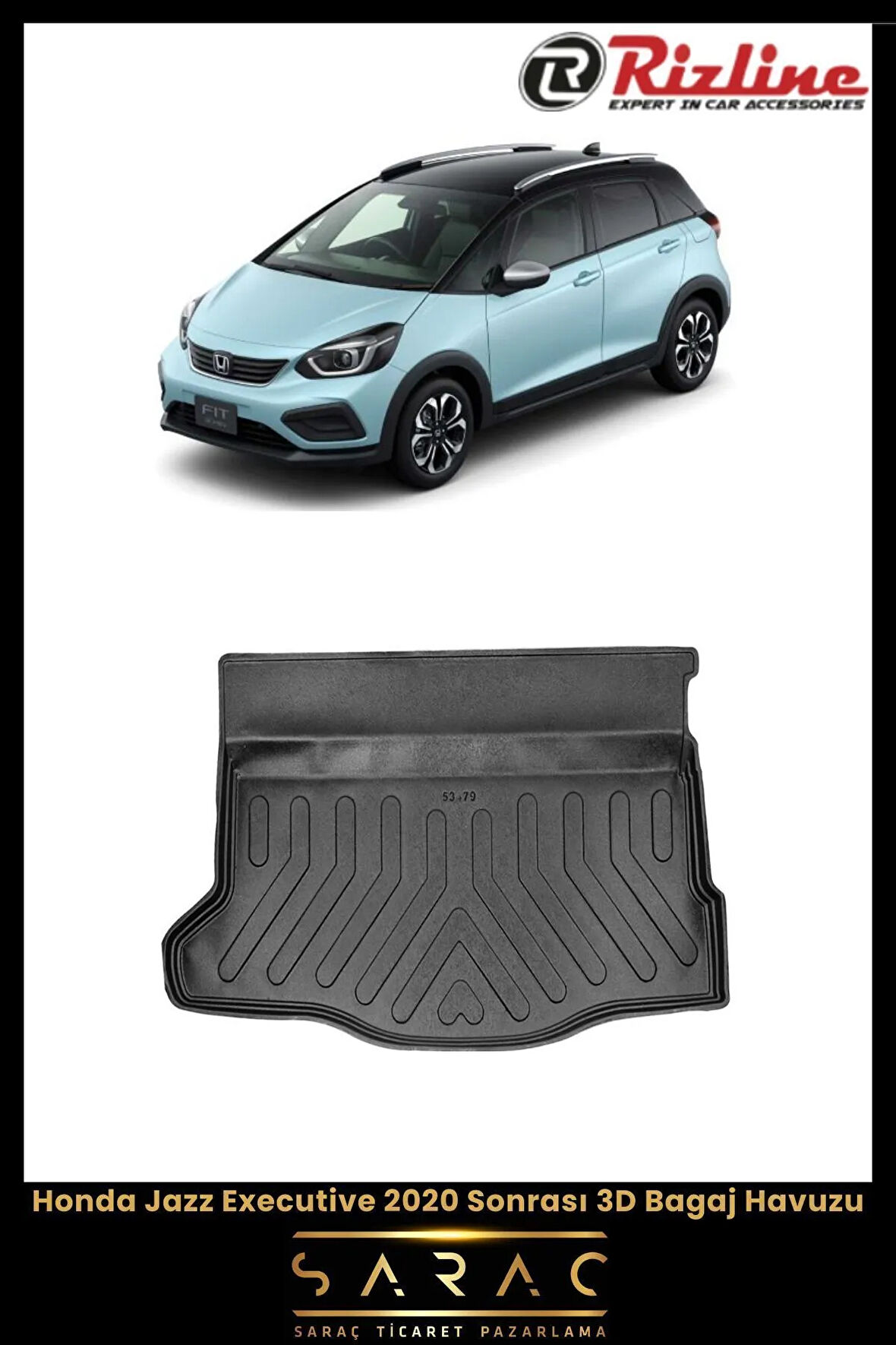Rizline Honda Jazz Executive 2021 Model 3D Bagaj Havuzu
