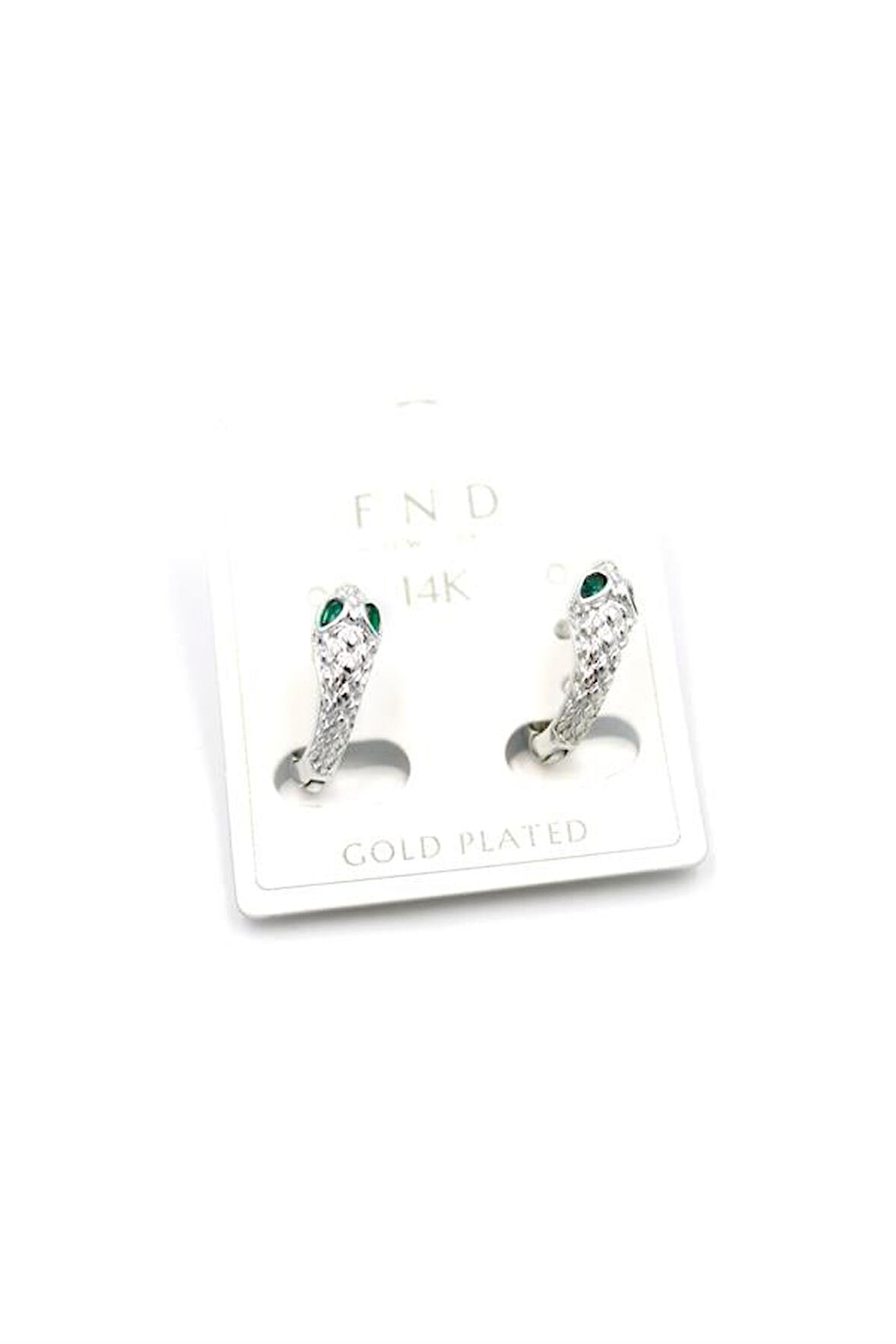 Yılan Küpe - Gümüş